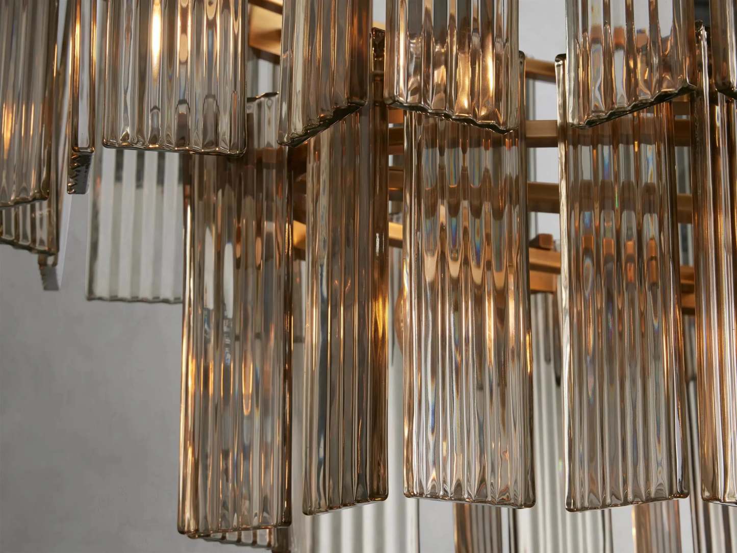Delsie Oval Art Glass Chandelier 51''63''72''