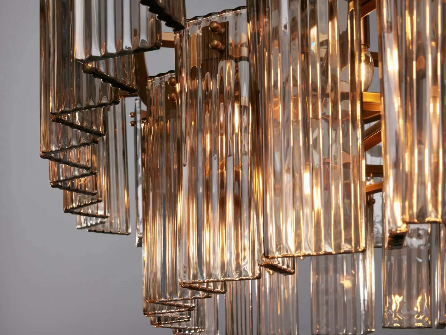 Delsie Oval Art Glass Chandelier 51''63''72''