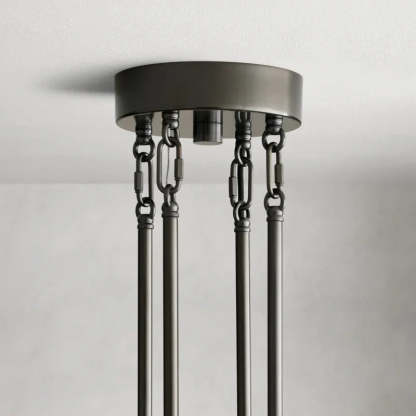 Delsie Round Art Glass Chandelier