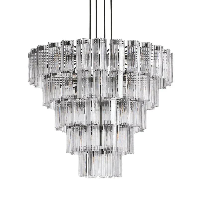 Delsie Round Art Glass Chandelier