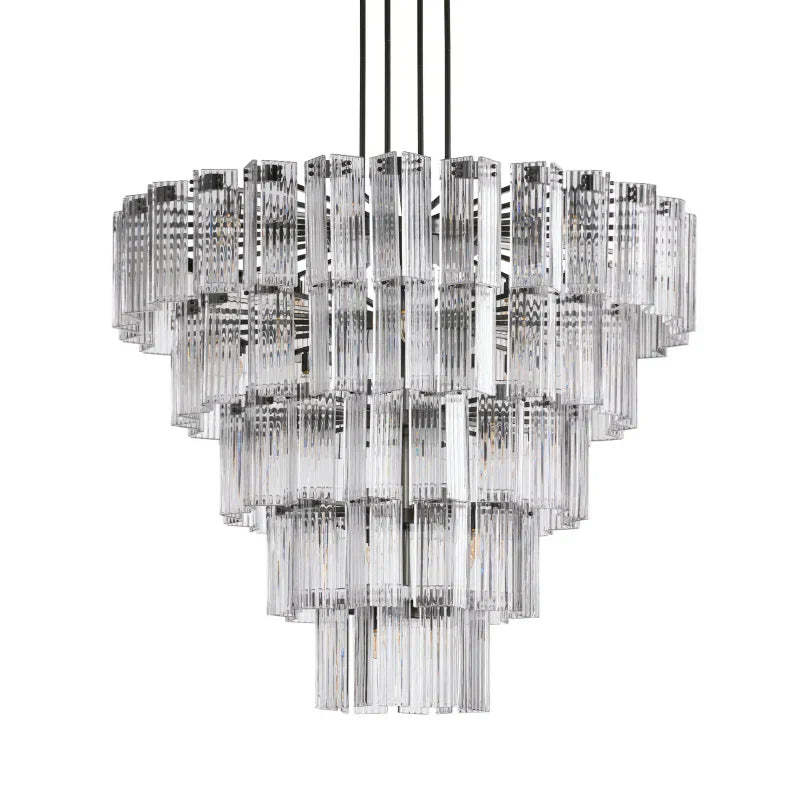 Delsie Round Art Glass Chandelier
