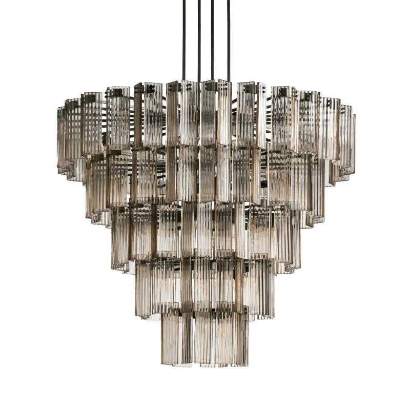 Delsie Round Art Glass Chandelier
