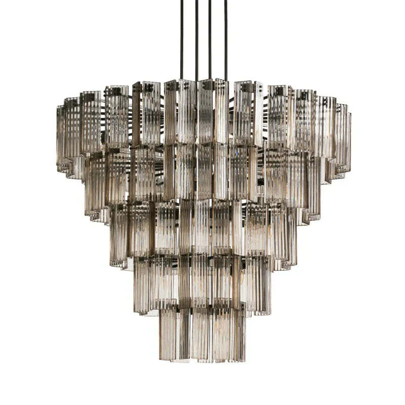 Delsie Round Art Glass Chandelier