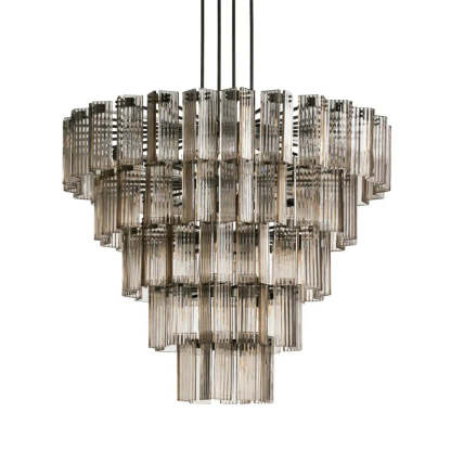 Delsie Round Art Glass Chandelier