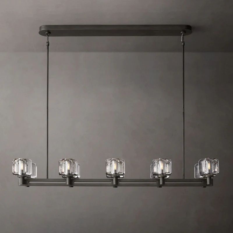 Demaret Double Linear Chandelier 54''-Fullstarlighting