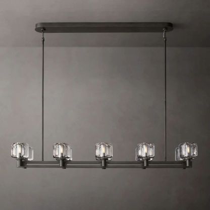 Demaret Double Linear Chandelier 54''-Fullstarlighting