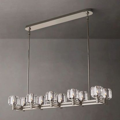 Demaret Double Linear Chandelier 54''-Fullstarlighting