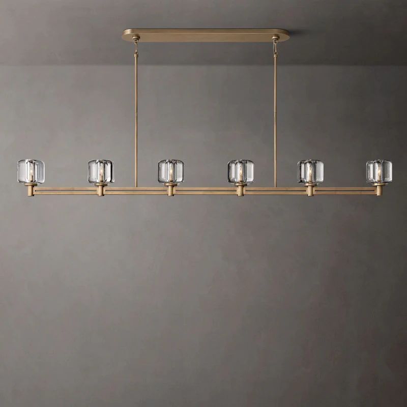 Demaret Linear Chandelier 72''-Fullstarlighting