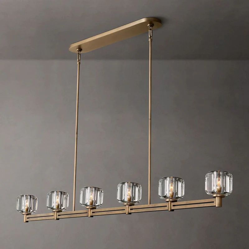 Demaret Linear Chandelier 72''-Fullstarlighting