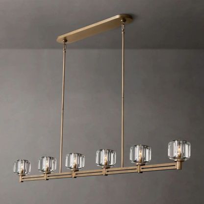 Demaret Linear Chandelier 72''-Fullstarlighting