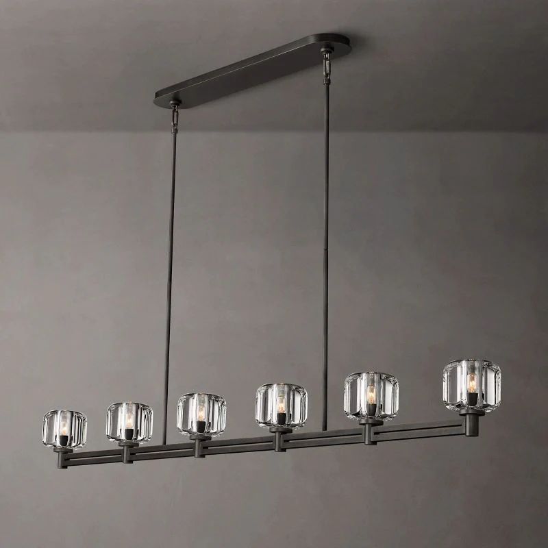 Demaret Linear Chandelier 72''-Fullstarlighting