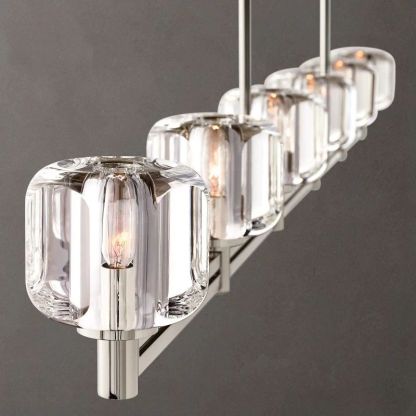 Demaret Linear Chandelier 72''-Fullstarlighting