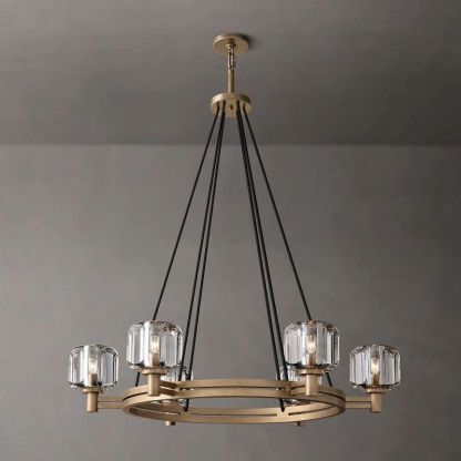 Demaret Round Chandelier 36''-Fullstarlighting