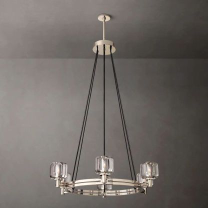 Demaret Round Chandelier 36''-Fullstarlighting