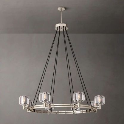 Demeart Round Chandelier 48"-Fullstarlighting