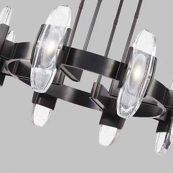 Dillon Led Round Chandelier 15"-Fullstarlighting