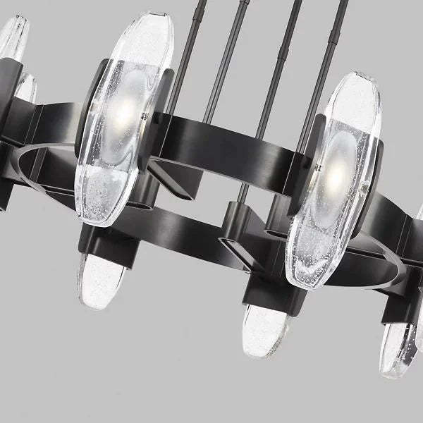 Dillon Led Round Chandelier 15"-Fullstarlighting