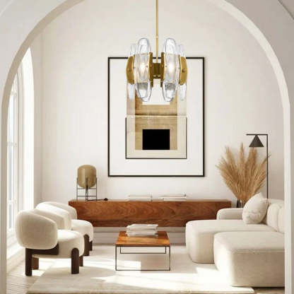 Dillon Led Round Chandelier 15"-Fullstarlighting