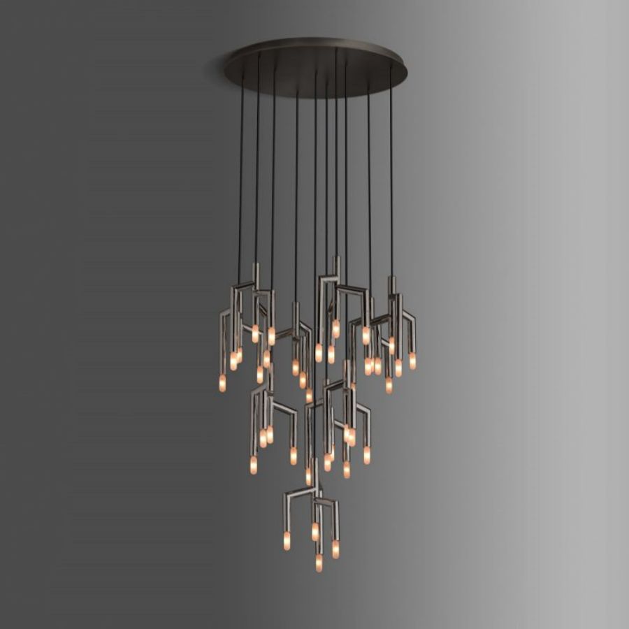 Diorich 10 Light Cirular Chandelier-Fullstarlighting