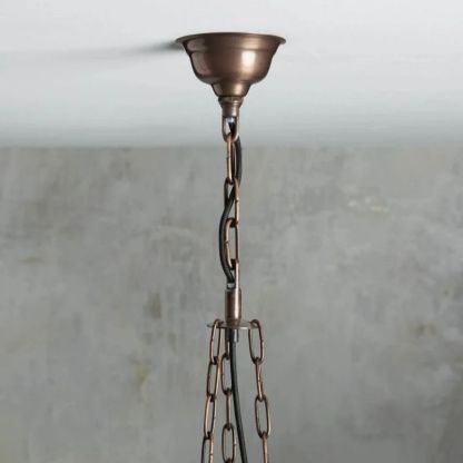 Laile Round Glass Chandelier-Fullstarlighting