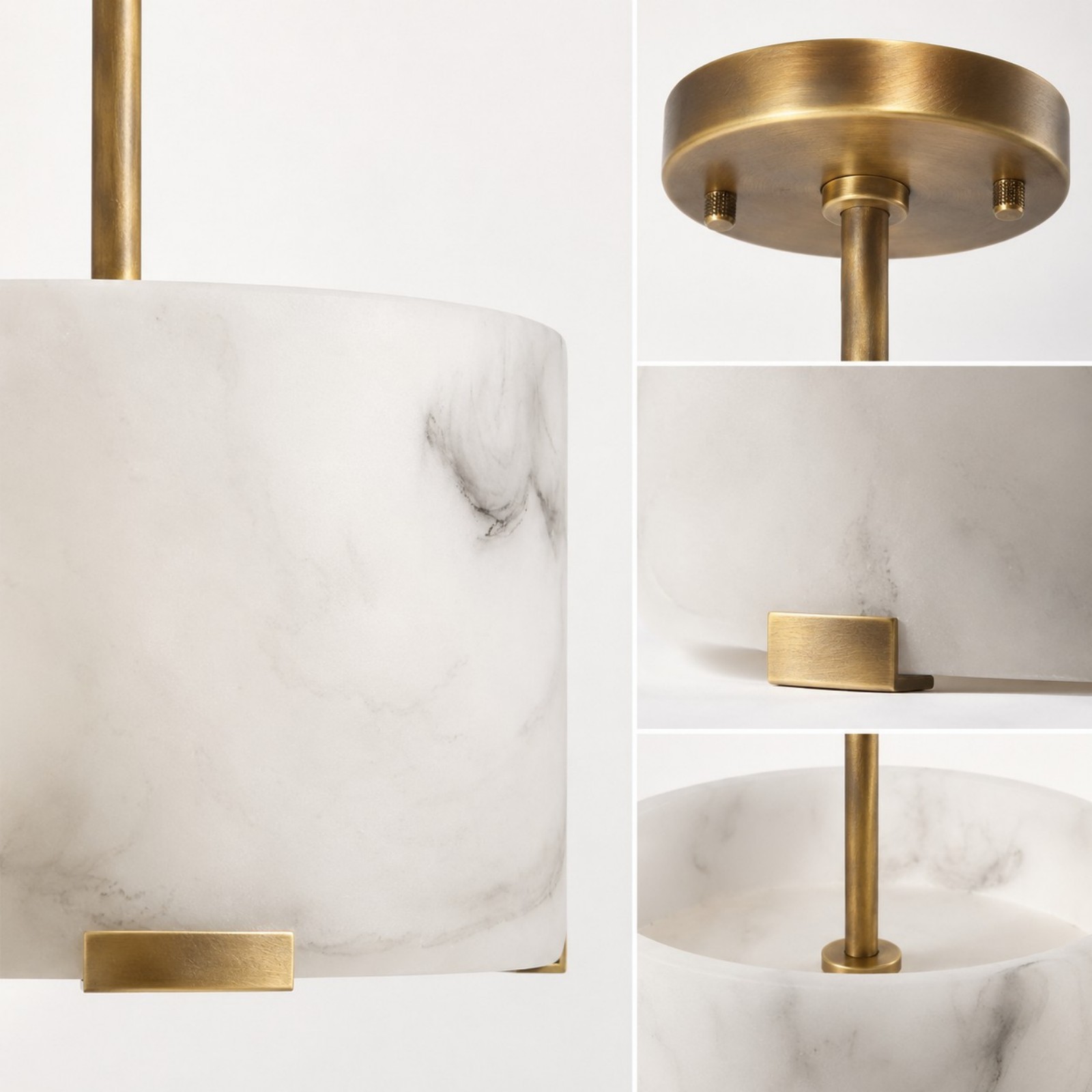 Elancourt Alabaster Pendant