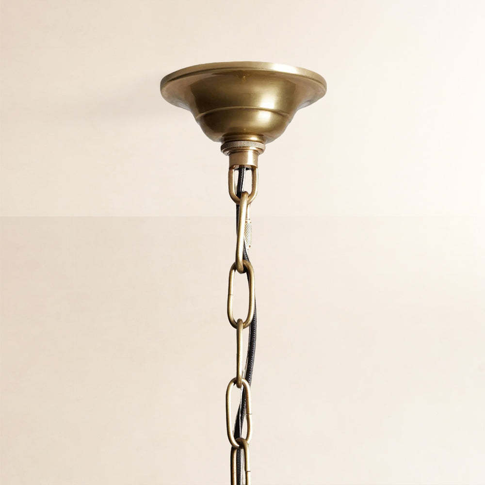 Elixir Geometric Brass Pendant-Fullstarlighting