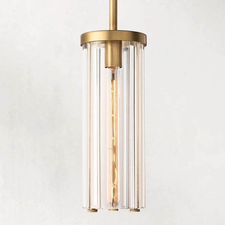 Sava Cylindrical Pendant,Restoration Hardware Savile,pendant bedroom