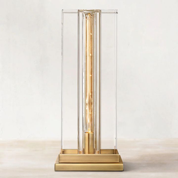 Sava Square Table Lamp,Restoration Hardware Savile,Table Light bedroom