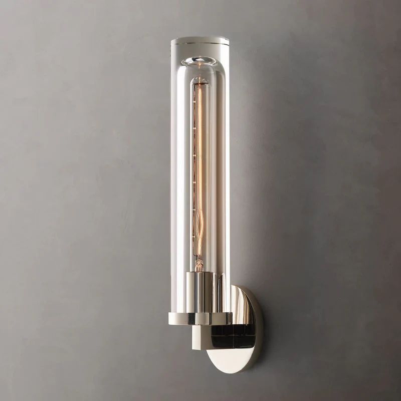 Saveral Round Tube Sconce-Fullstarlighting