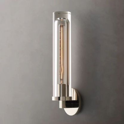 Saveral Round Tube Sconce-Fullstarlighting