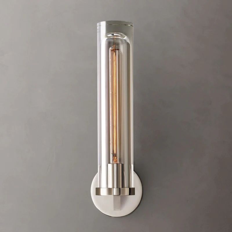 Saveral Round Tube Sconce-Fullstarlighting