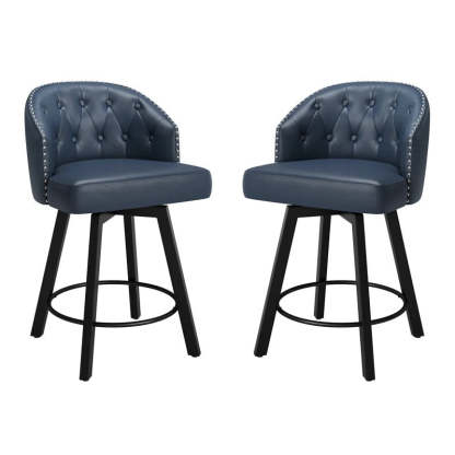 Elyana Swivel Bar Stool-Fullstarlighting