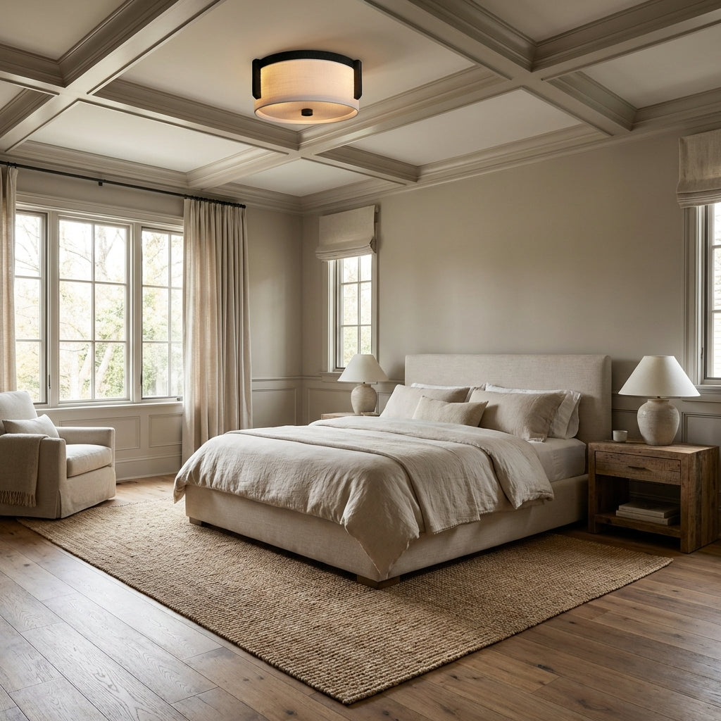 Emmet Flush Mount-Fullstarlighting