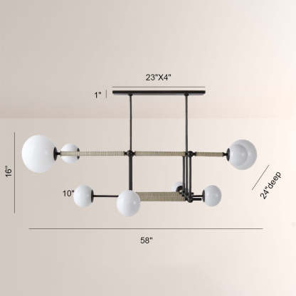 Erica Linear Chandelier-Fullstarlighting
