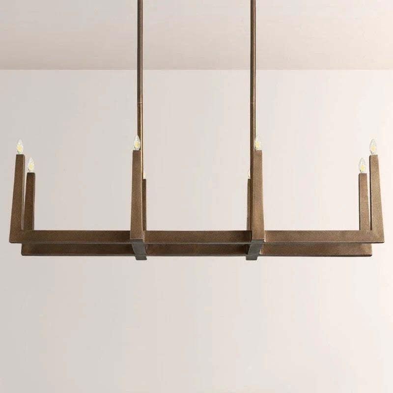 Evan Linear Chandelier 48"-Fullstarlighting