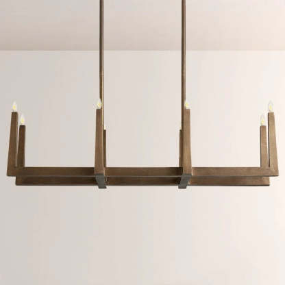 Evan Linear Chandelier 48"-Fullstarlighting