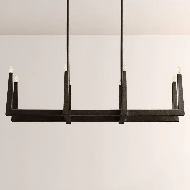 Evan Linear Chandelier 48"-Fullstarlighting