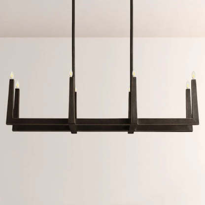Evan Linear Chandelier 48"-Fullstarlighting