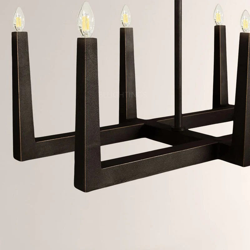 Evan Linear Chandelier 48"-Fullstarlighting