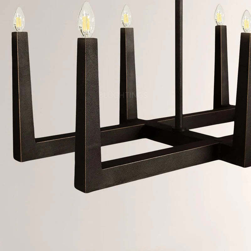 Evan Linear Chandelier 48"-Fullstarlighting