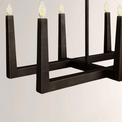 Evan Linear Chandelier 48"-Fullstarlighting