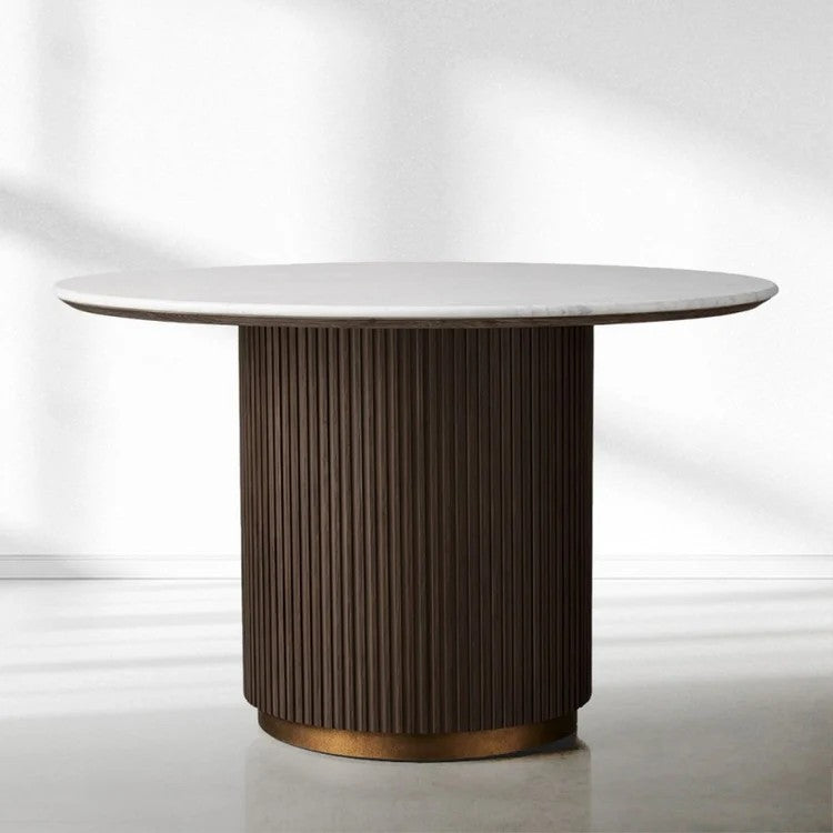 Fanny Round Dining Table-Fullstarlighting