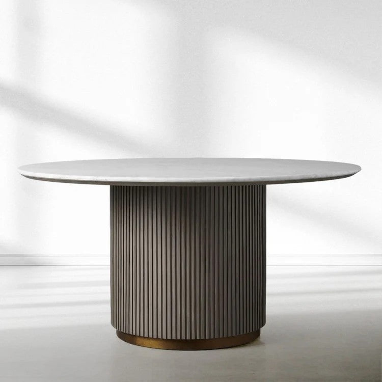 Fanny Round Dining Table-Fullstarlighting