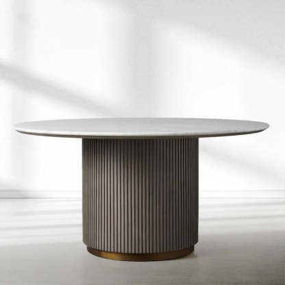 Fanny Round Dining Table-Fullstarlighting