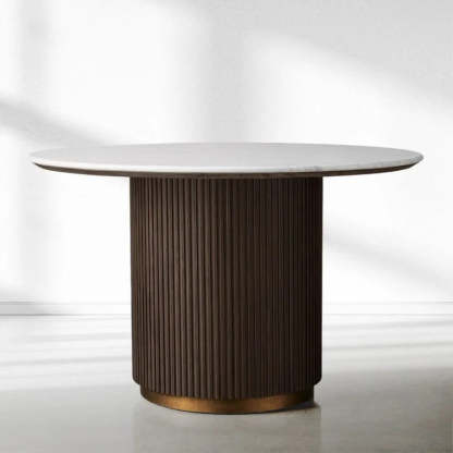 Fanny Round Dining Table-Fullstarlighting