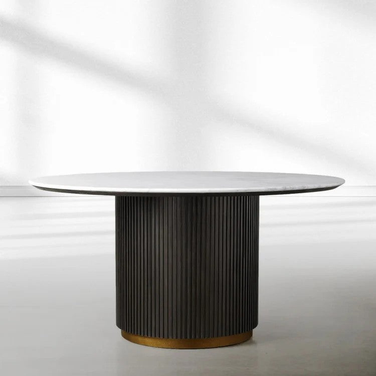 Fanny Round Dining Table-Fullstarlighting