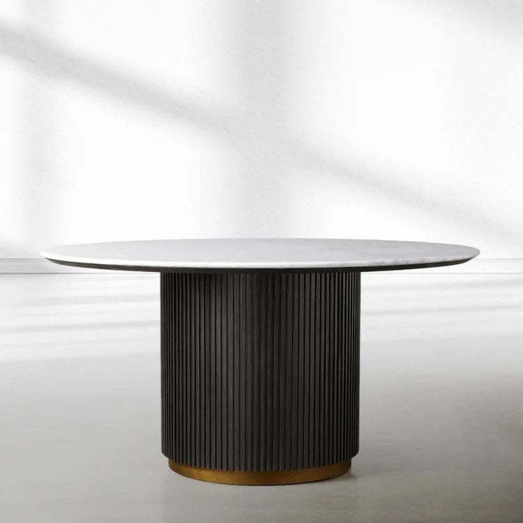 Fanny Round Dining Table-Fullstarlighting