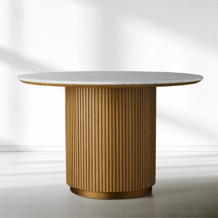Fanny Round Dining Table-Fullstarlighting