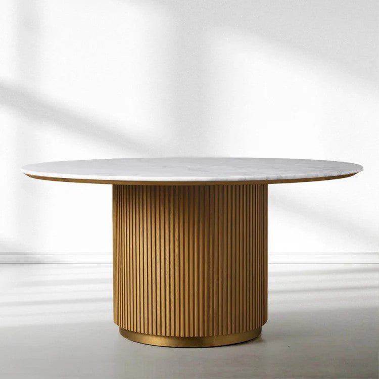 Fanny Round Dining Table-Fullstarlighting