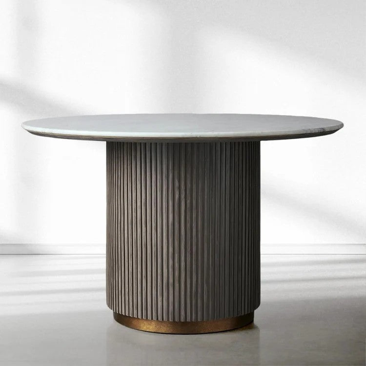 Fanny Round Dining Table-Fullstarlighting
